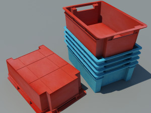 plastic crate 3D Model