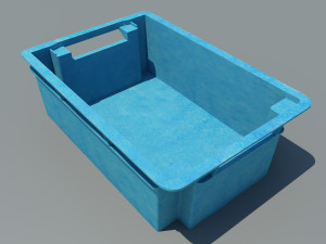 plastic crate Modelo 3D