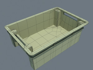 plastic crate Modelo 3D