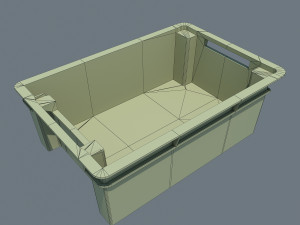 plastic crate Modelo 3D