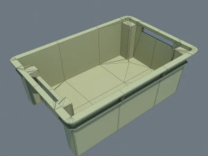 plastic crate 3D Model