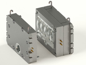 the mold for the manufacture of furniture support 3D Model