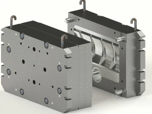 the mold for the manufacture of furniture support 3D Model