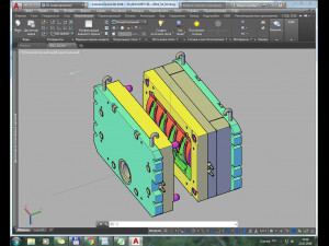 the mold for the manufacture of furniture support 3D Model
