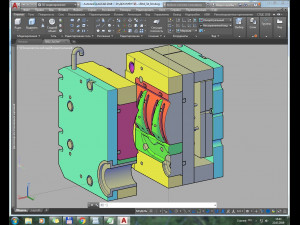 the mold for the manufacture of furniture support 3D Model