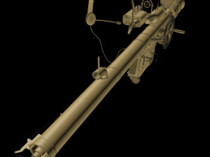 man-portable anti-aircrft missile steampunk 3D Модель