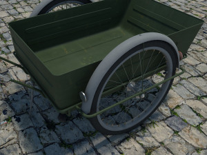 bicycle trolley 3D Model