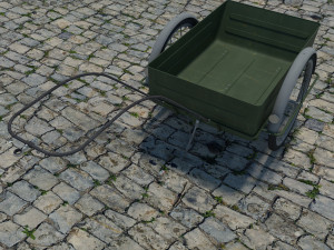 bicycle trolley Model 3D