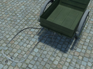 bicycle trolley Model 3D