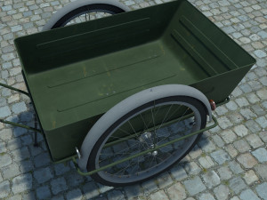 bicycle trolley Model 3D