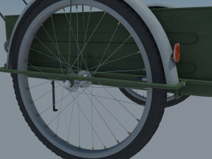 bicycle trolley Model 3D