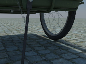 bicycle trolley Model 3D