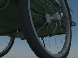 bicycle trolley Model 3D
