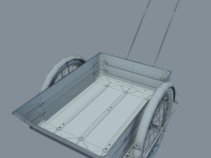 bicycle trolley Model 3D