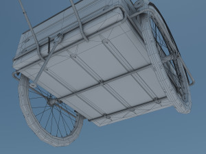 bicycle trolley Model 3D