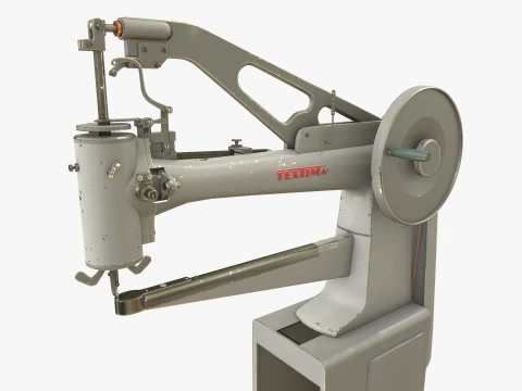 M&aacute;quina de costura para sapatos Modelo 3D