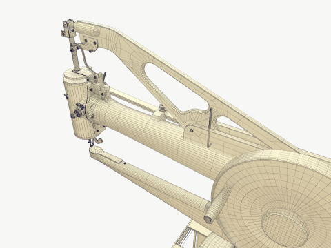 Sewing machine for shoes Modello 3D