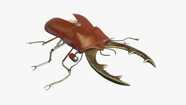 Beetle robot Model 3D .c4d .max .obj .3ds .fbx .stl .blend 