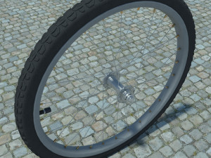 bicycle wheel 3D-Modell