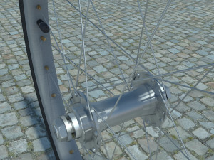 bicycle wheel 3D 模型