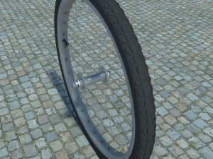 bicycle wheel 3D 模型