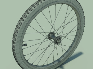 bicycle wheel 3D 模型