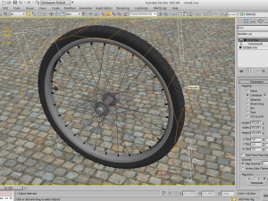bicycle wheel 3D 模型