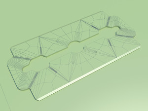 Neva blades razor Model 3D