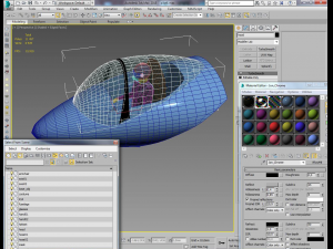 pilot in cockpit 3D Модель