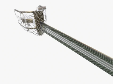 Scottish broadsword 3D Model