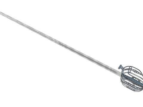 Scottish broadsword 3D Model