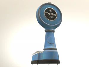 old industrial scales 3D Model