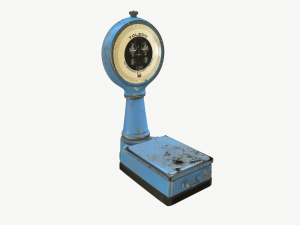 old industrial scales Modello 3D
