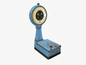 old industrial scales 3D Model