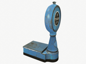 old industrial scales Modello 3D