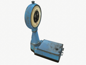 old industrial scales Modello 3D