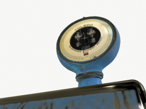 old industrial scales Modello 3D