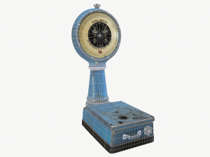 old industrial scales Modello 3D