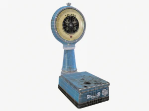 old industrial scales 3D Model