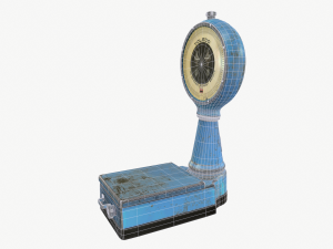 old industrial scales Modello 3D