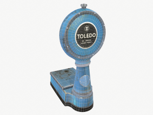 old industrial scales Modello 3D