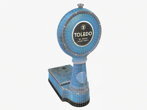 old industrial scales 3D Model