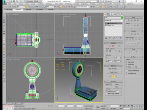 old industrial scales Modello 3D