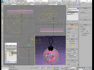 christmas ball with qr codes 3D Model