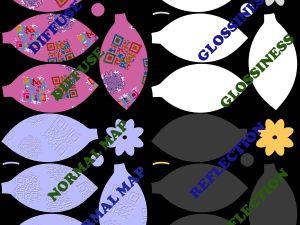 christmas ball with qr codes 3D Model