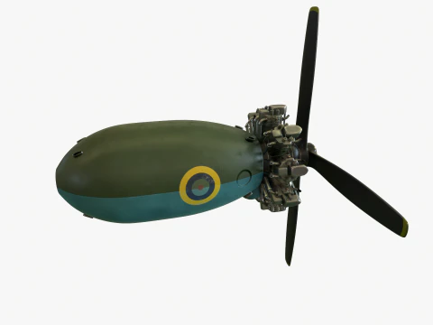 Motor Bristol Pegasus Modelo 3D