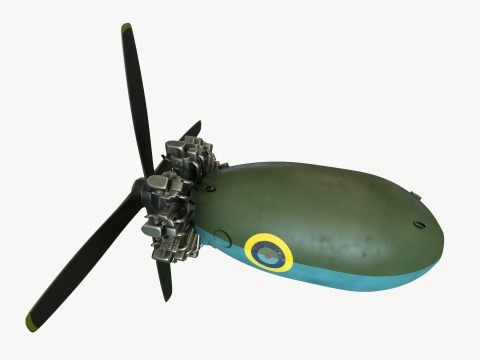 Motor Bristol Pegasus 3D-Modell