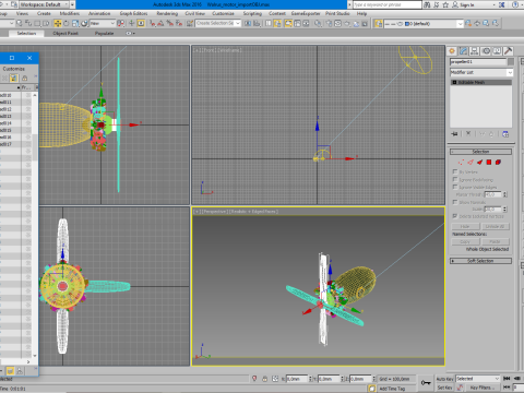 Motor Bristol Pegasus 3D-Modell