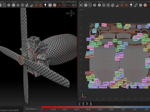 Motor Bristol Pegasus Modelo 3D