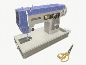 Sewing machine Dressmaker S3000 3D Model